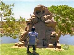 Merrick visits the Wildzord monument